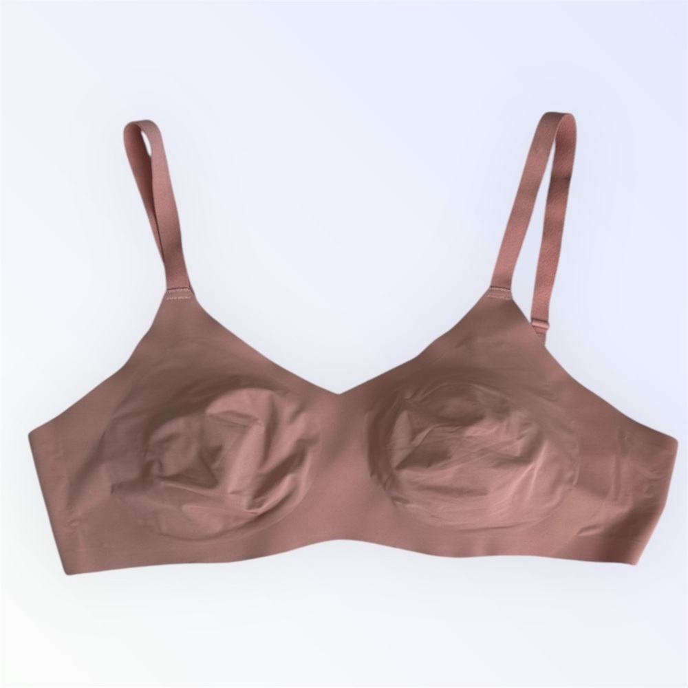 knix Evolution Seamless Wireless Bra V-Neck sz 3 (36B/C/D, 38B) GUC